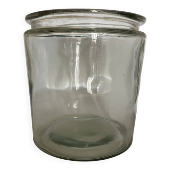 Thick glass jar/vase