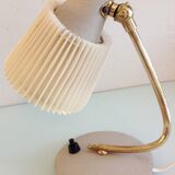 Bedside lamp with pleated day blinds, vintage 60