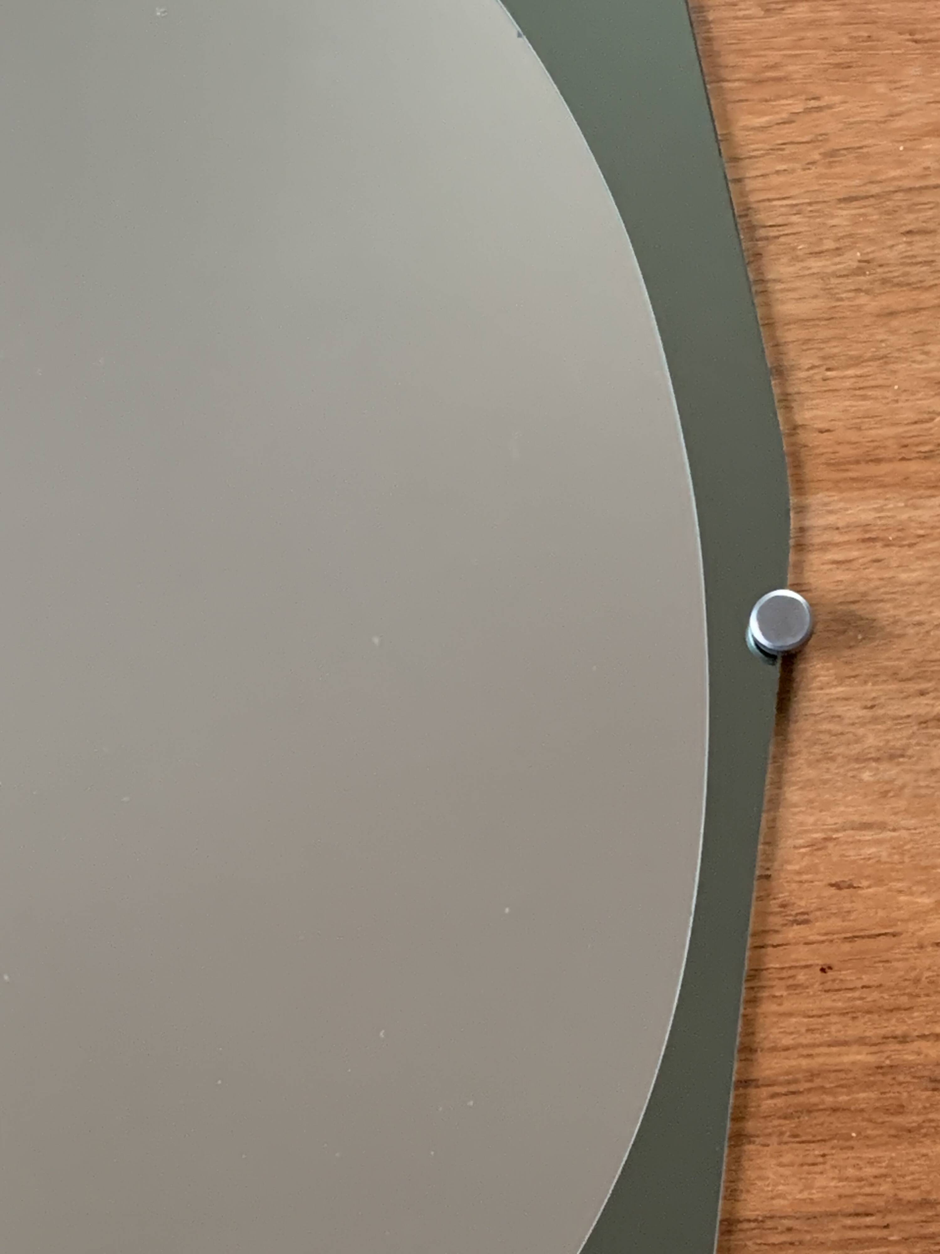 Double shade mirror 43x66 vintage 1970