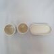 Toothglasses and soap dish Sia Blue Garland