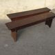 Vintage wooden bench