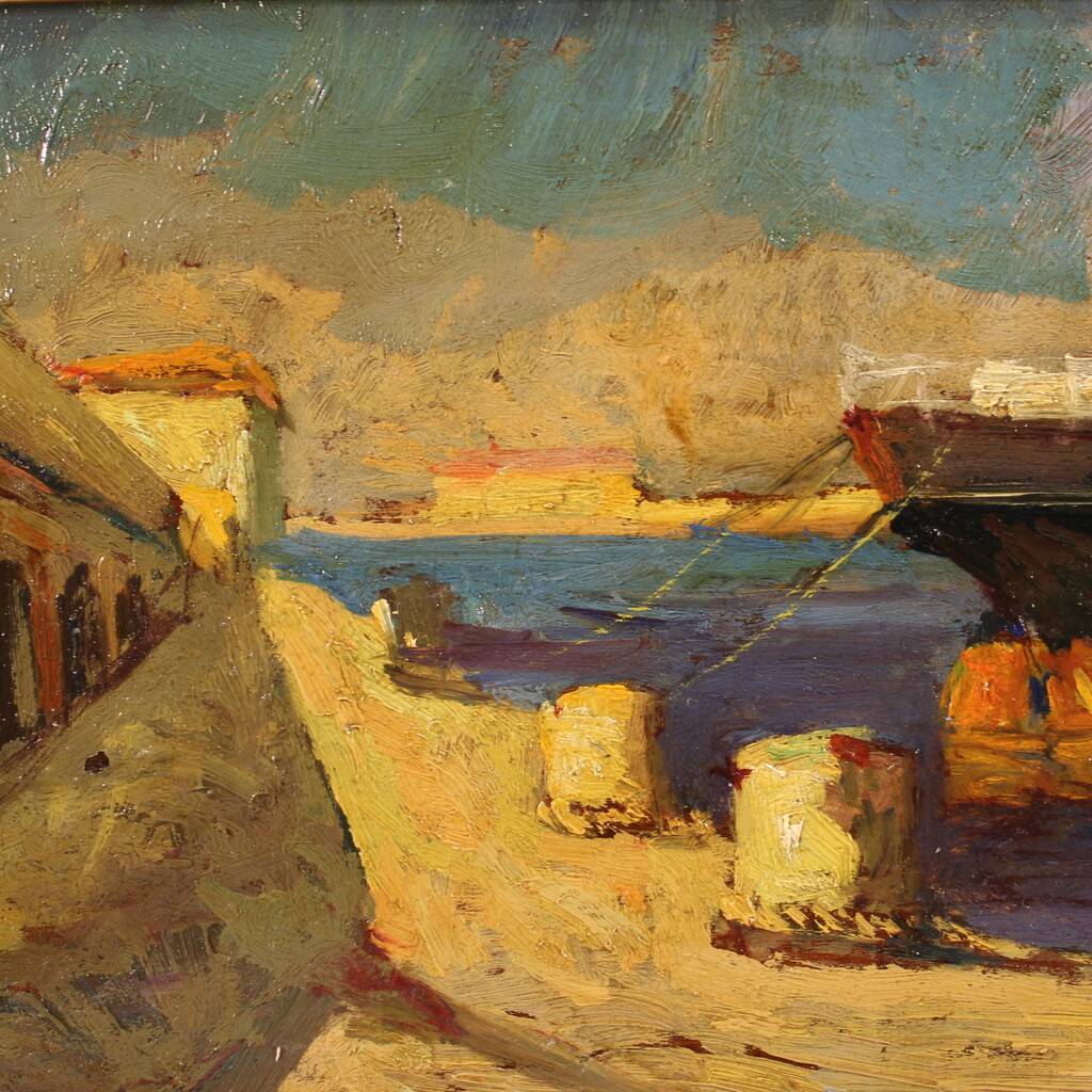 Tableau signé Giovanni Bartolena du XXe siècle