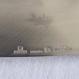 Christofle Galia presentation tray in double-coated silver-plated metal