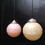 2 glass suspensions from Clichy