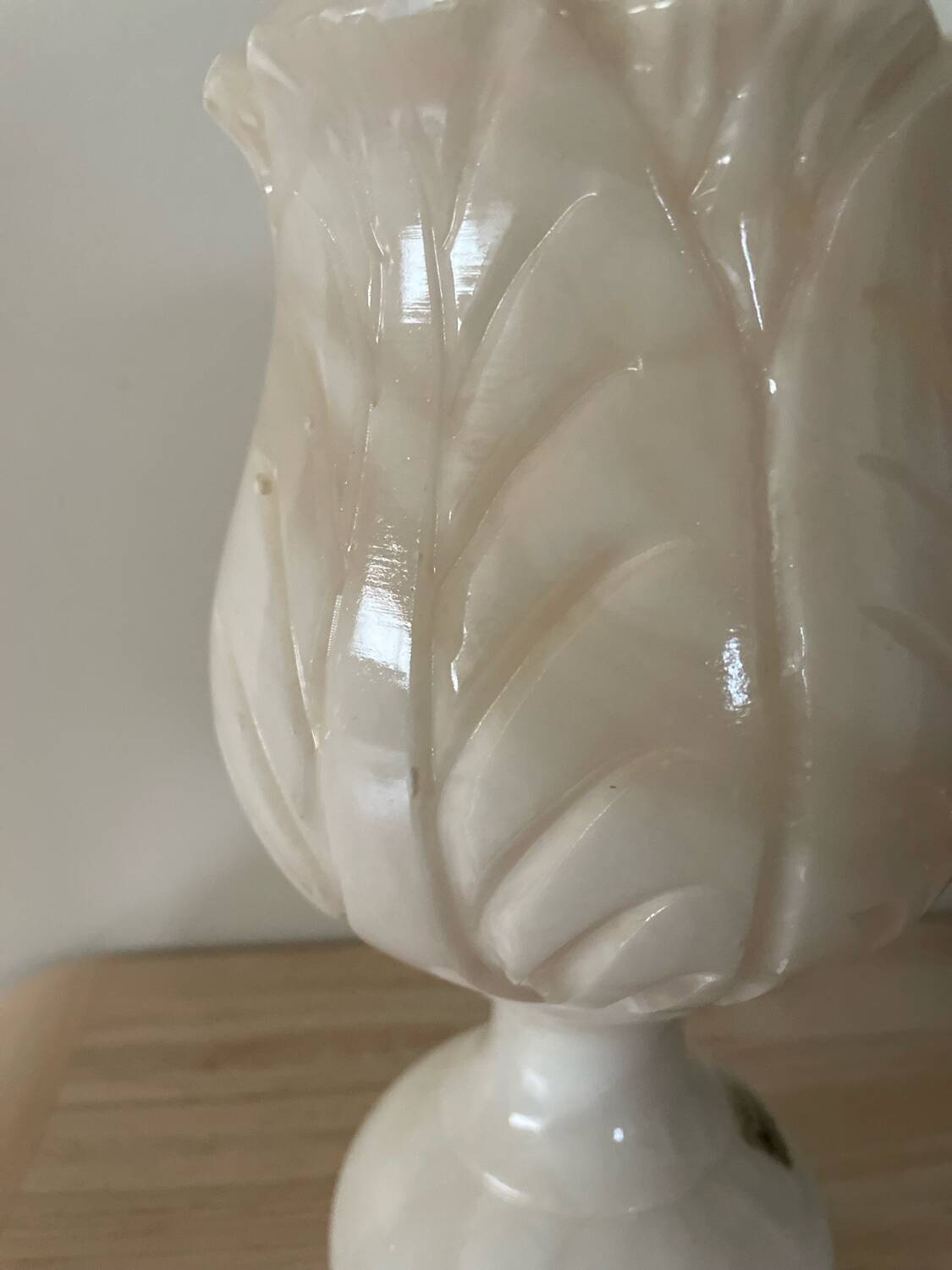 Alabaster table lamp