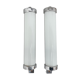 Pair of bauhaus or functionalist chrome wall lamps, 1930's