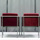 Pair of velvet armchairs 1960