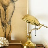 Golden shell lamp