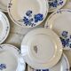 set of 8 St Amand dessert plates Gilbert model 50s