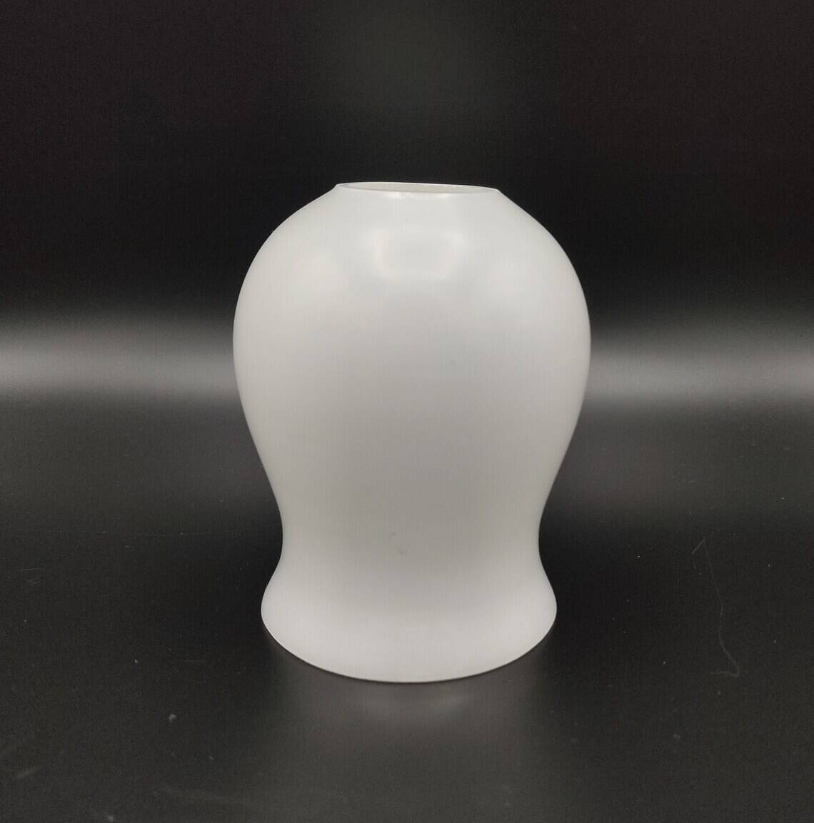 French vintage retro white glass replacement shade