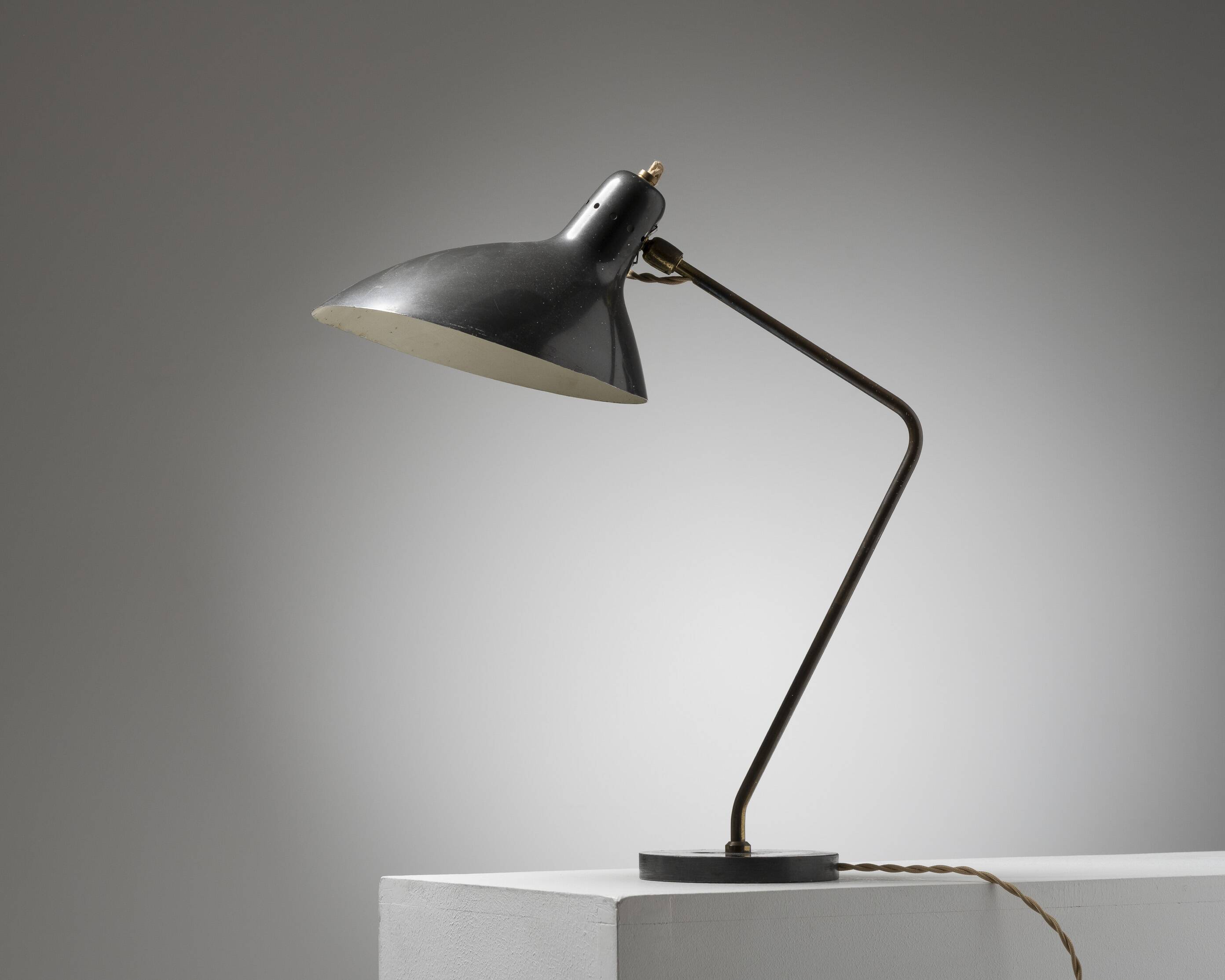 Lampe de bureau édition caillat, jean-boris lacroix, 1960s