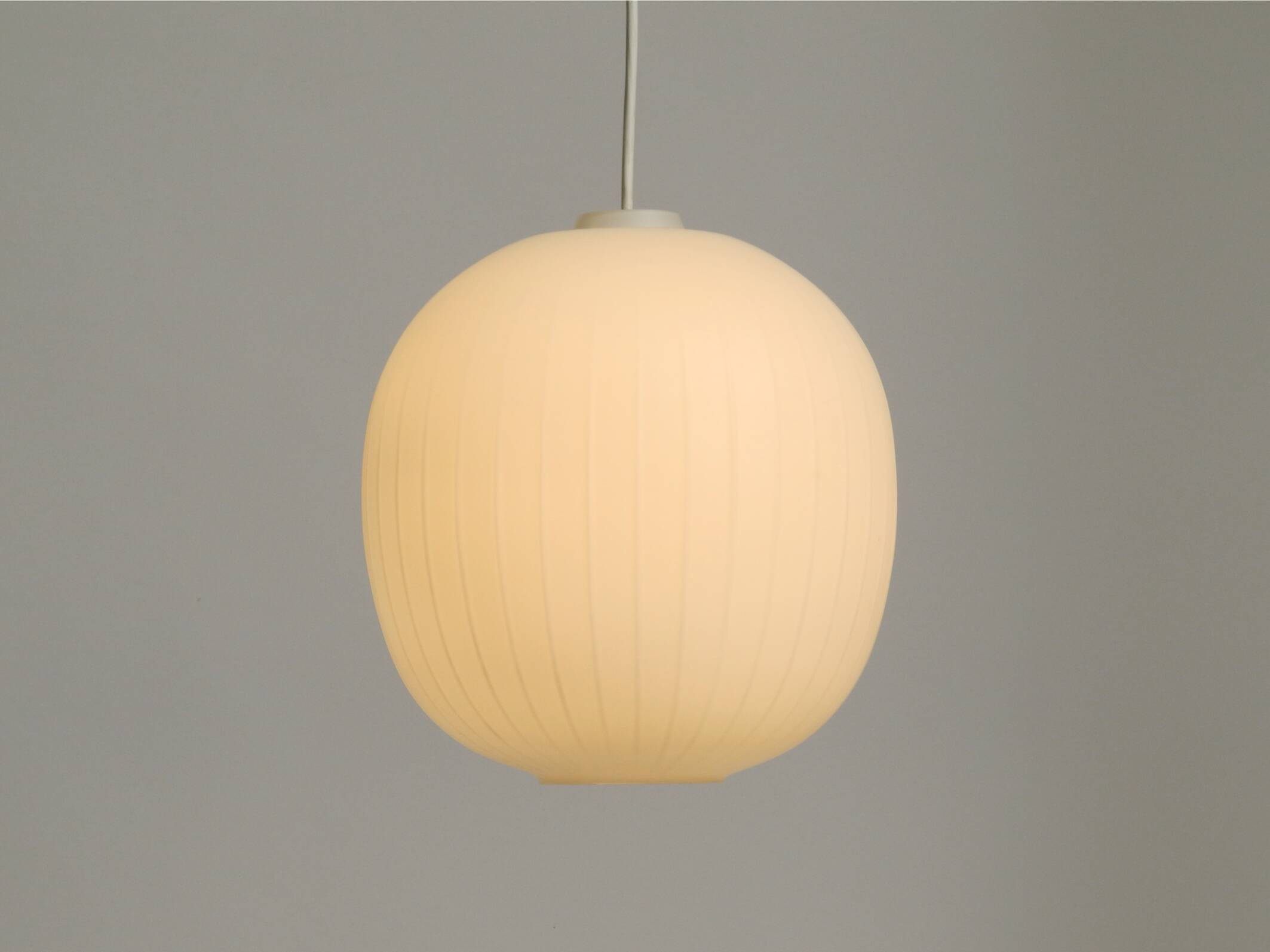 Aloys Gangkofner Mid Century Glass Pendant Lamp by Peill & Putzler