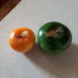 Stone apple paperweight