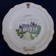 11 plates of earthenware from Gien model Châteaux de la Loire ar 22 cmmoiries diam
