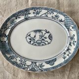 Large oval ironstone dish, Keeling earthenware, “Victoria” model