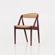 Set of four teak chairs, Danish design, 1970s, designer: Kai Kristiansen