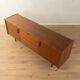 Unique folding bed from the 1960s, walnut veneer, black steel legs