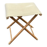 Folding bamboo stool