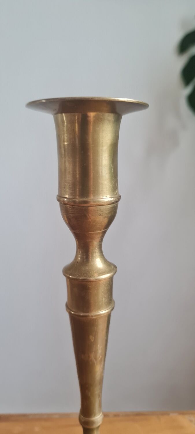 Brass candle holder