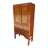 Armoire asiatique ancienne en bois massif – indonésie / java