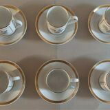 Cups series of six porcelain Hutschenreuther Selb Germany