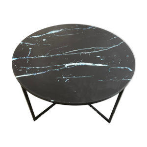 Table basse effet marbre