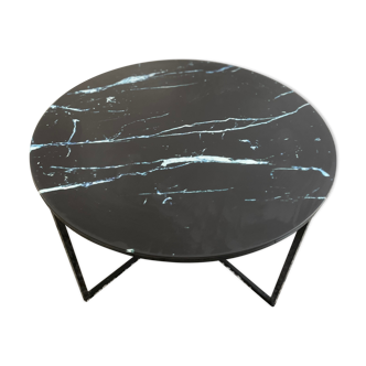 Marble effect coffee table