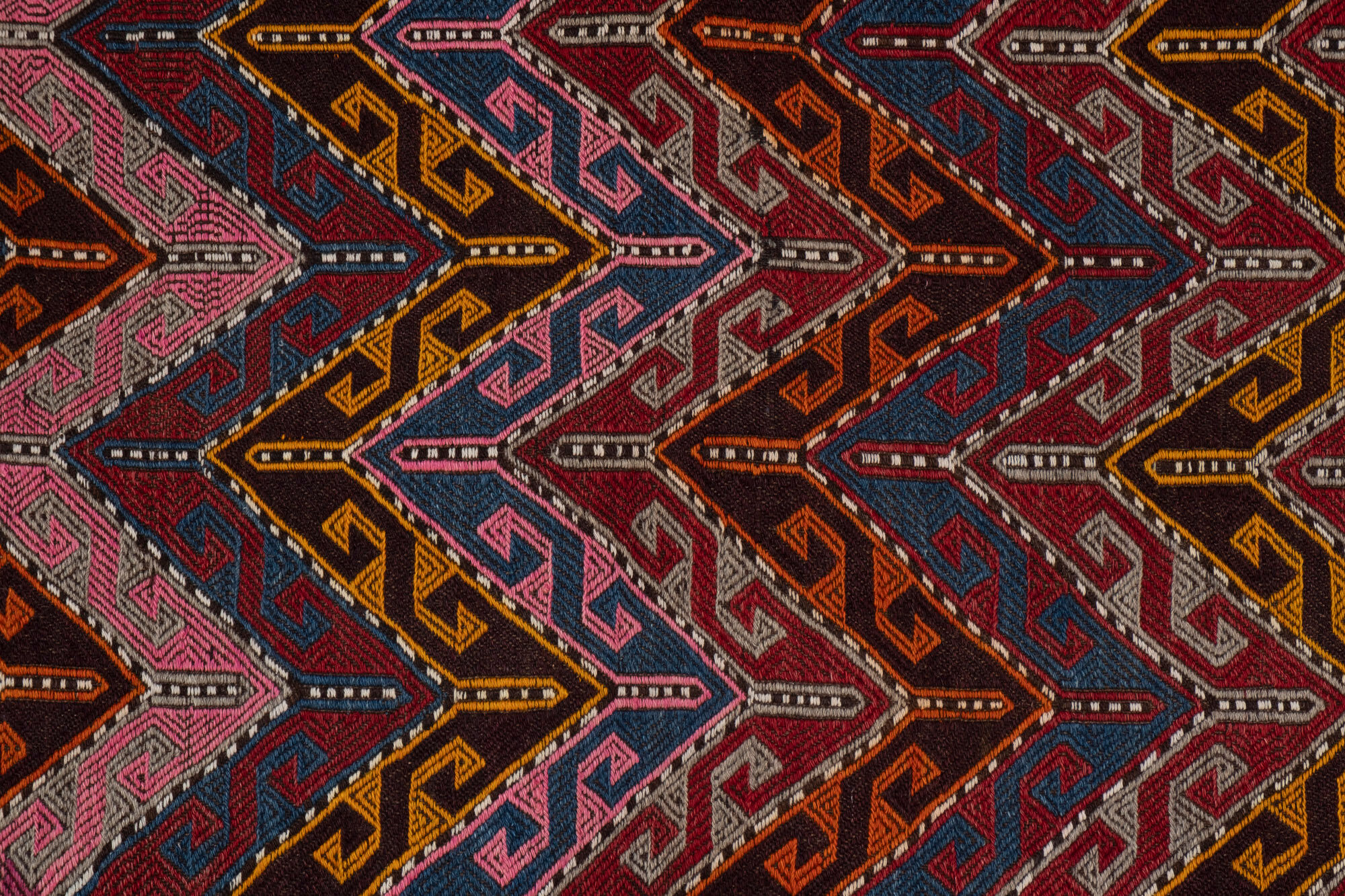 Turkish jajim kilim rug  92 x 117 cm