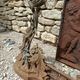 Superb Louis XV Bronze Fireplace Front with Roses 46cm / 114-150cm - 14
