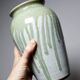 Wabi-Sabi Modernist Vase, Handcrafted Stoneware with Vintage Ash Glaze