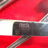 Set of 5 stainless steel serving utensils Amefa vintage