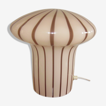 Lampe champignon en verre de murano