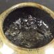 1983 sandstone cut enamels shiny and glaze cooking inside Bullée,Signed
