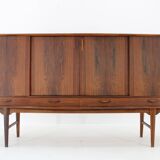 1960s H.P.Hansen Wooden Highboard , Denmark