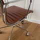 Eames style office chair with wheels