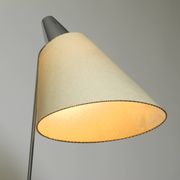 Original 1960s metal chrome floor lamp by Josef Hurka for Napako Czech