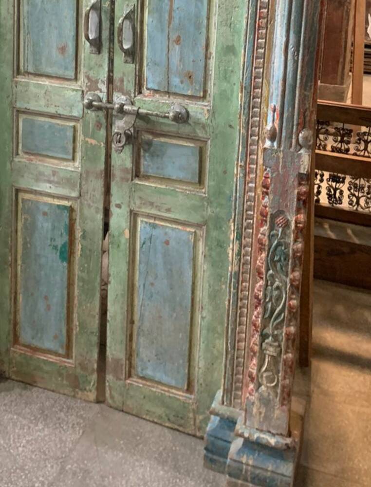 Old Indian door, original piece and patina