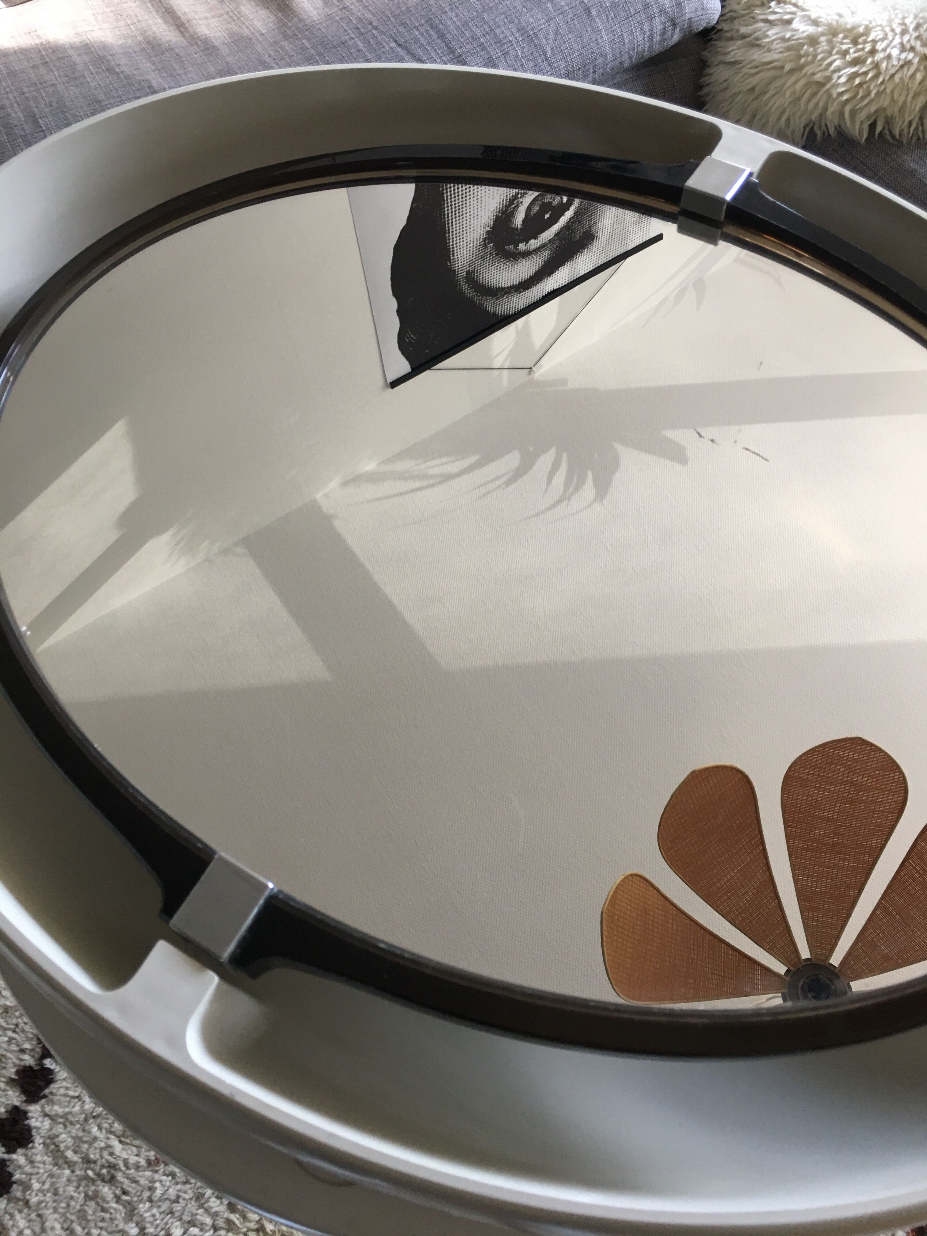 Light mirror Allibert 1970