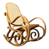 Vintage bentwood rocking chair, 1960s
