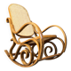 Vintage bentwood rocking chair, 1960s