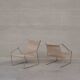 Pair of Mid-Century Danish Steel Armchairs by Henning Flok