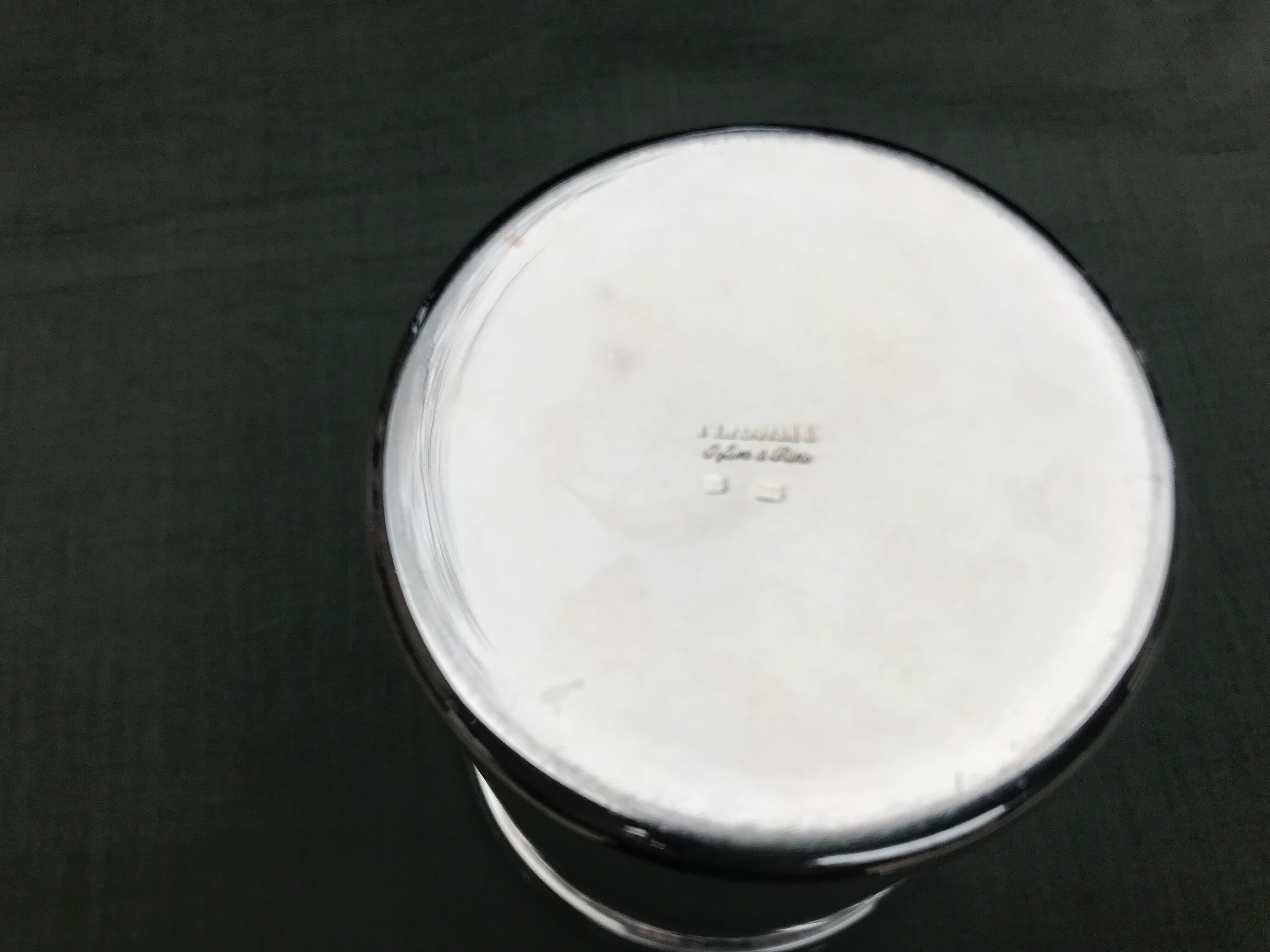 High silver metal timpani