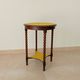 Old pedestal table, early 20th century, turned wooden legs