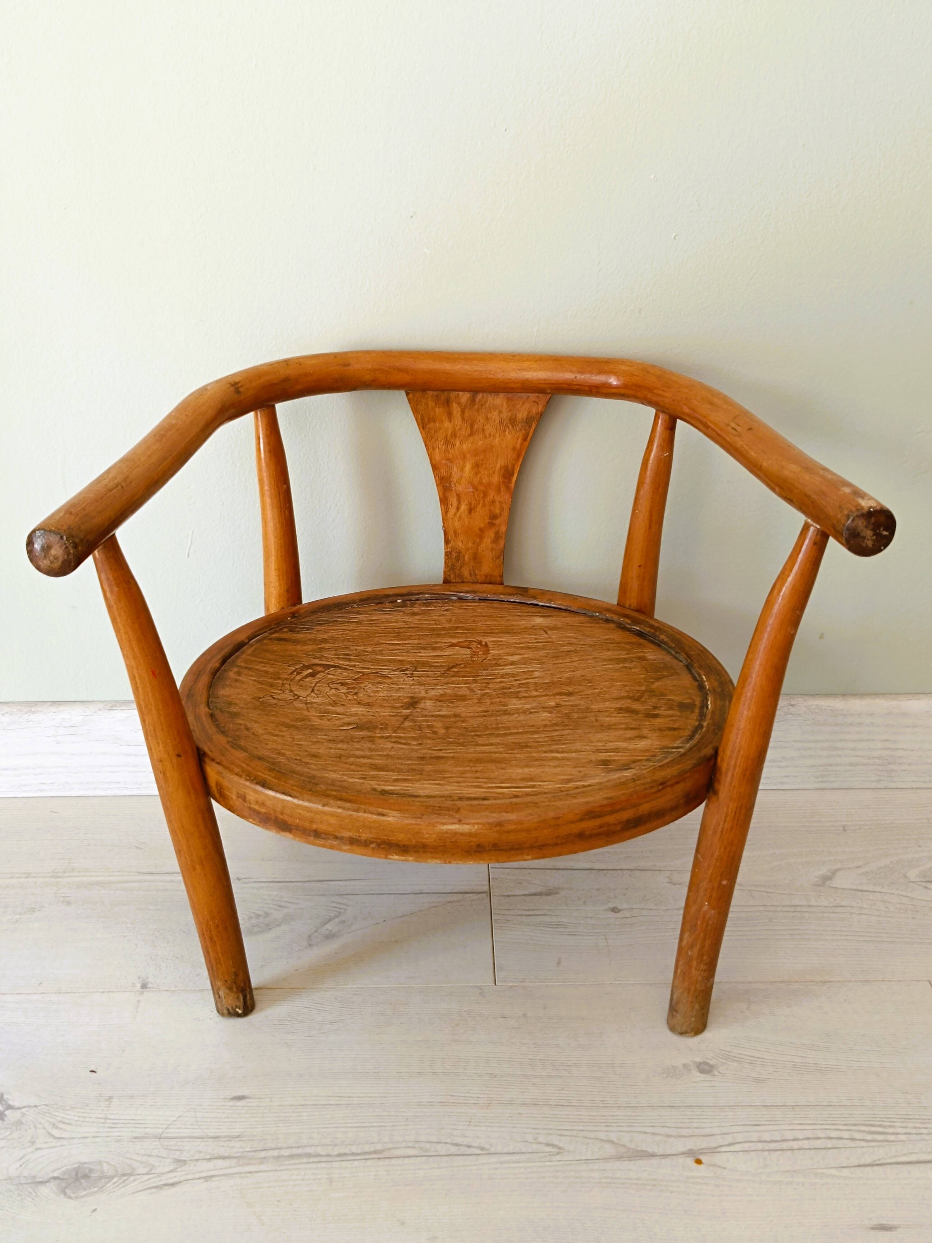 Antique Baumann children's chair