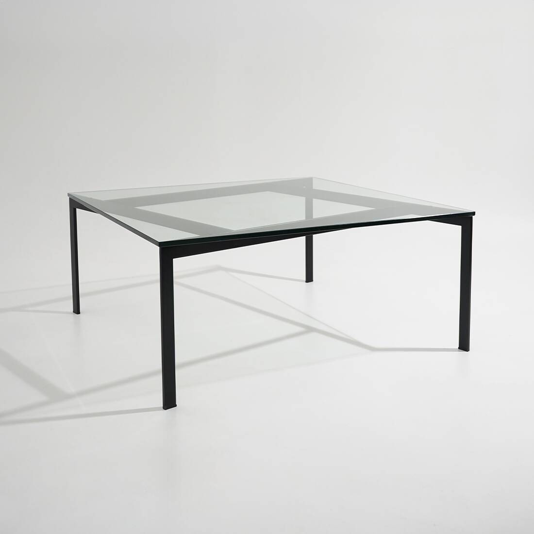 Glass and metal coffee table by Paolo Tilche for Arform, 1960s