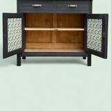 Parisian art deco buffet in solid walnut 1930