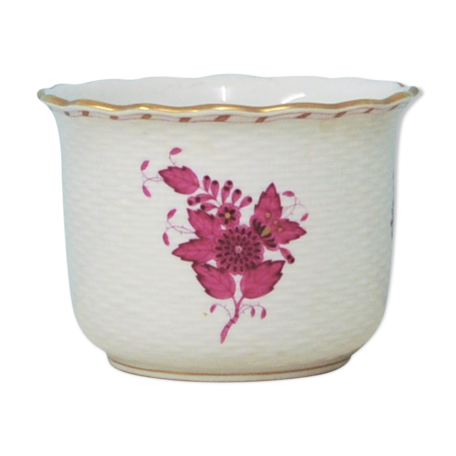Porcelain flowerpot Herend Hungary