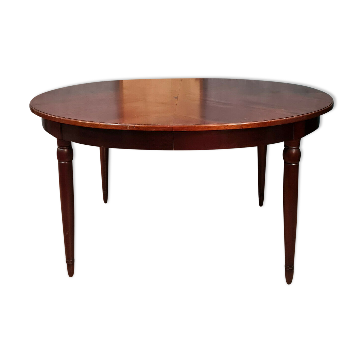 Art Deco period table with mahogany extensions around 1920