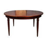 Art Deco period table with mahogany extensions around 1920