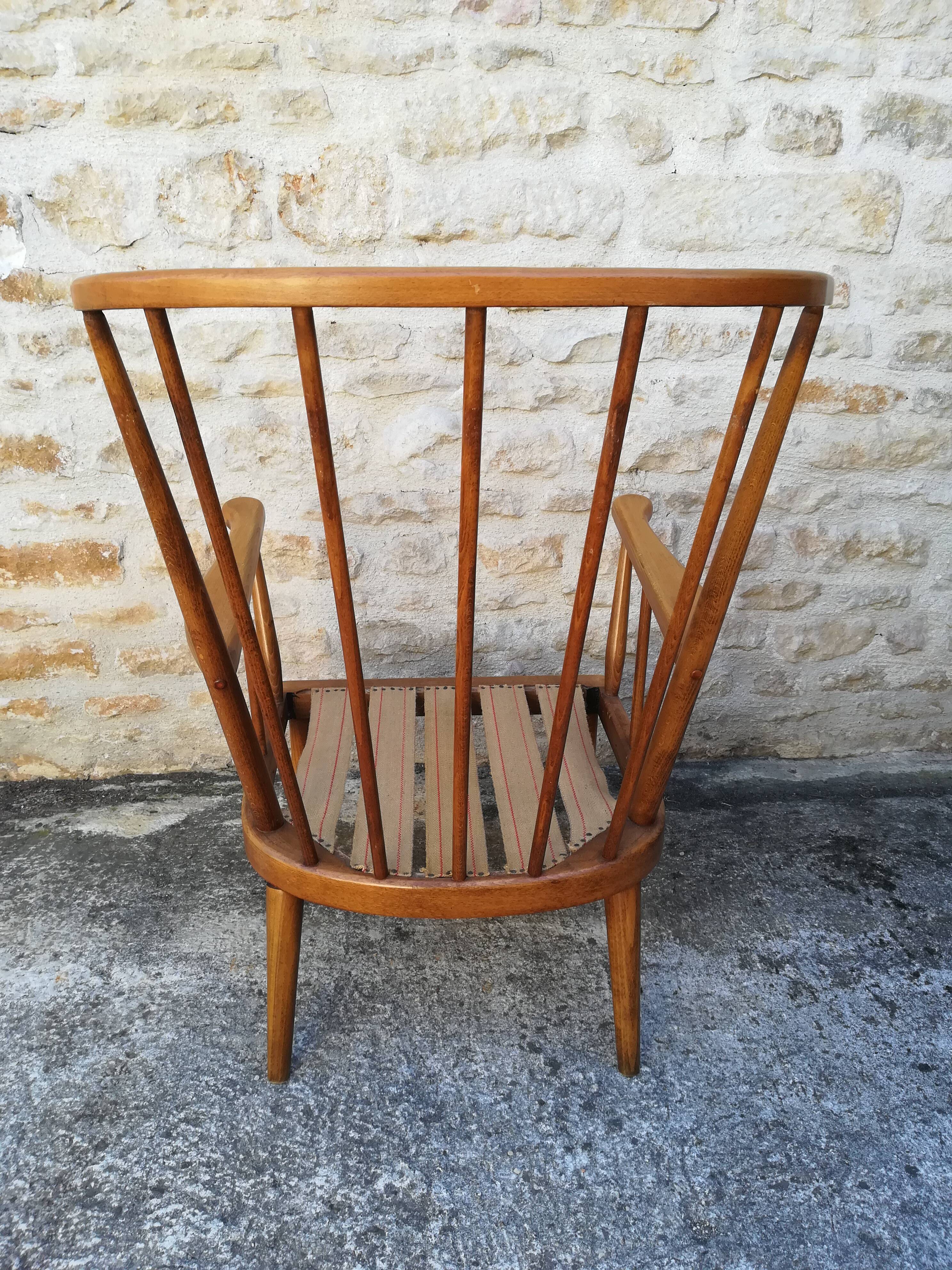 Baumann fan armchair